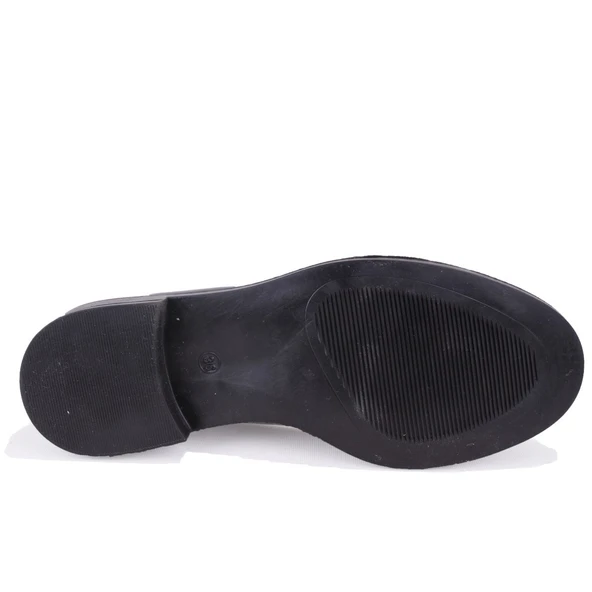 Dagoster DZA07-863705 Siyah Rugan Günlük Loafer  Kadın Ayakkabı - Resim 4