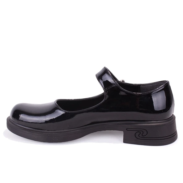 Dagoster DZA07-1004V01 Siyah Rugan Günlük Loafer  Kadın Ayakkabı - Resim 3