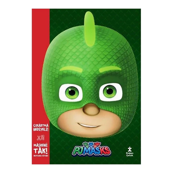 Maskeni Tak - Pjmasks Kertenkele Çocuk Boyama Kitabı ürün görseli