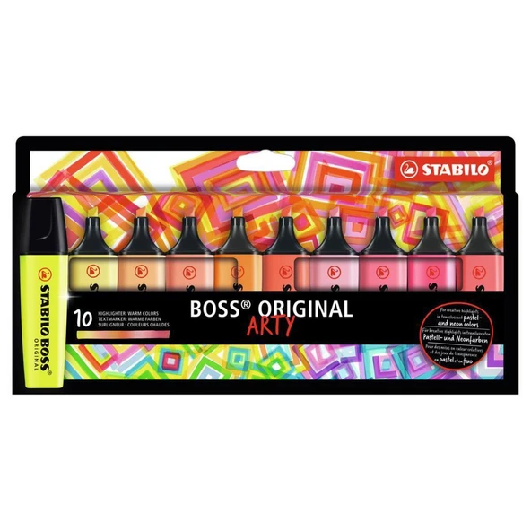Stabilo Boss Sıcak Renkler 10'LU Fosforlu Kalem Set 70/10-1-20 ürün görseli