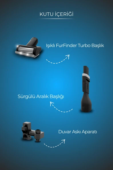 FurFinder Pro Kablosuz Dikey Süpürge - 4
