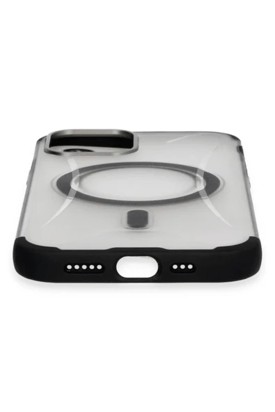iPhone 11 Hilton Magsafe Kapak - Siyah - Resim 3
