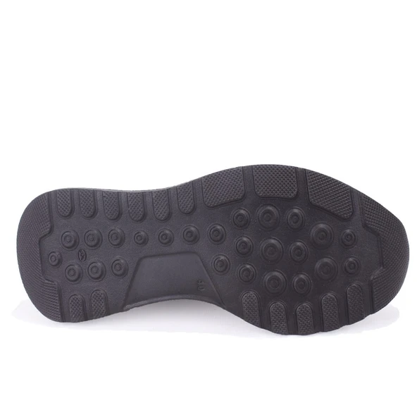 Dagoster DMA08-1990 Siyah Ortopedik Günlük Erkek Deri Ayakkabı - Resim 4