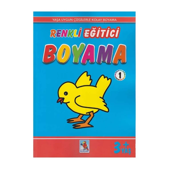 Renkli Eğitici Boyama 1 - 3+ Yaş ürün görseli