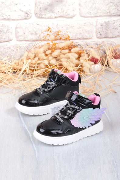 Fort Cool Helen Rahat Hafif Kanat Figürlü Bilekli Sneaker Kız Çocuk Ayakkabı - Resim 11