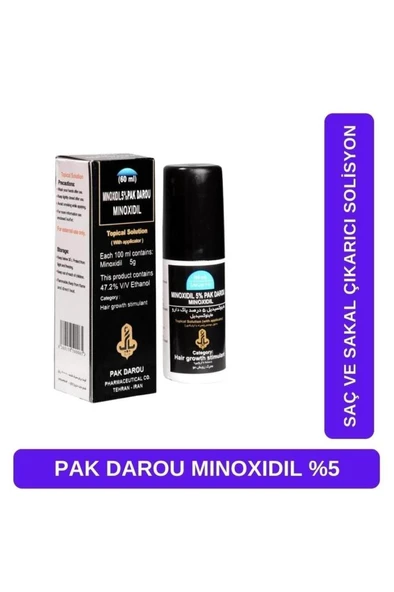 Pak Darou Minioxidil Minoxidil %5 Minoksil Pak Darou - Resim 5