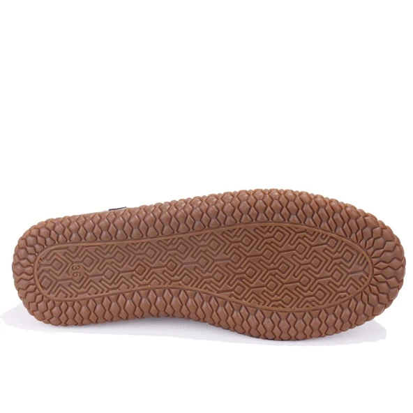 Dagoster DZA07-12981124 Siyah Ortopedik Günlük Deri Kadın Ayakkabı - Resim 4