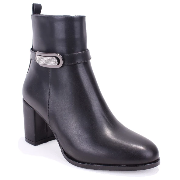 Dagoster DZA07-7251759 Siyah Klasik Topuklu Kadın Bot ürün görseli