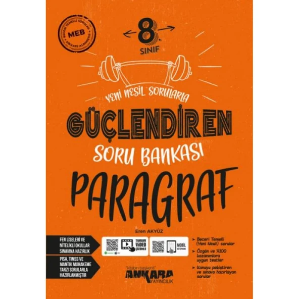 8. Sınıf Paragraf Güçlendiren Soru Bankası ürün görseli
