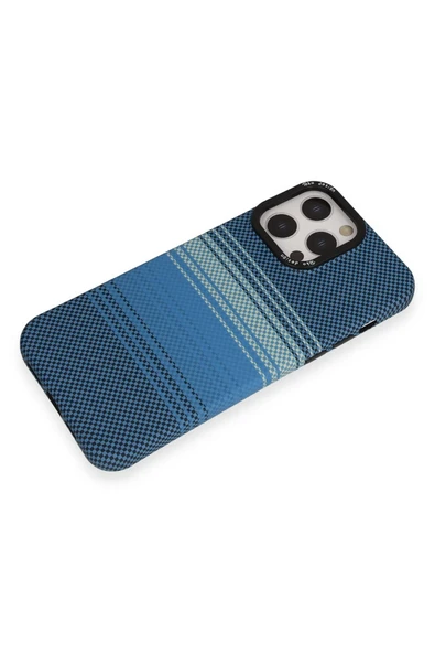 iPhone 15 Pro Max Basel Kapak - Lacivert - Resim 4