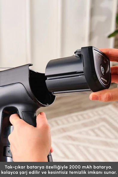 Vantuz Power Up Max Dik Süpürge Sage Green 350 W - 8