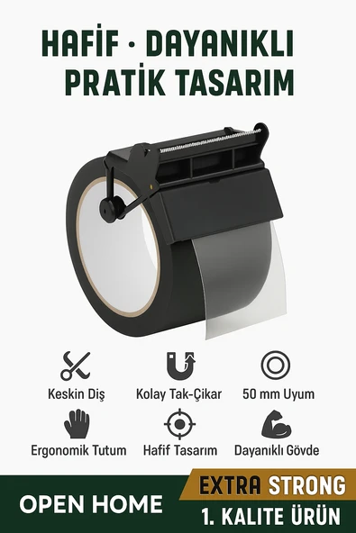 1 Adet Metal Dişli Bant Kesme Aparatı • 50 mm Uyumlu • Dayanıklı ve Pratik Kullanım - 8