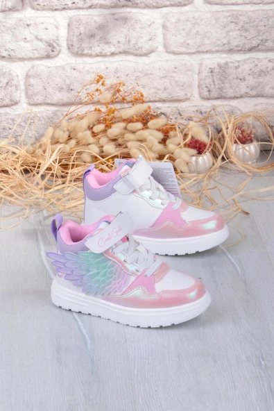 Fort Cool Helen Rahat Hafif Kanat Figürlü Bilekli Sneaker Kız Çocuk Ayakkabı ürün görseli