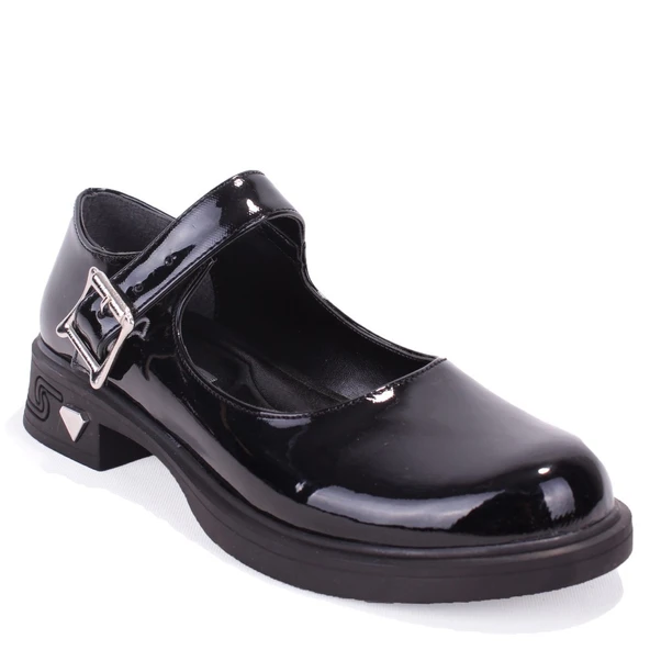 Dagoster DZA07-1004V01 Siyah Rugan Günlük Loafer  Kadın Ayakkabı ürün görseli