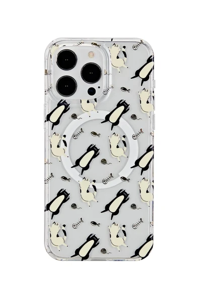 iPhone 15 Pro Max Tanya Magsafe Kapak - Desen 4 ürün görseli 1