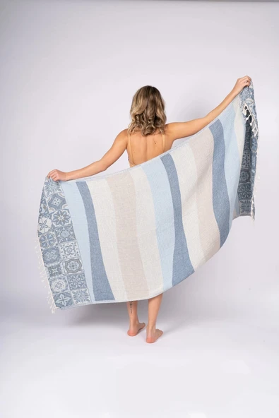 Caria Blue Peshtemal - 3