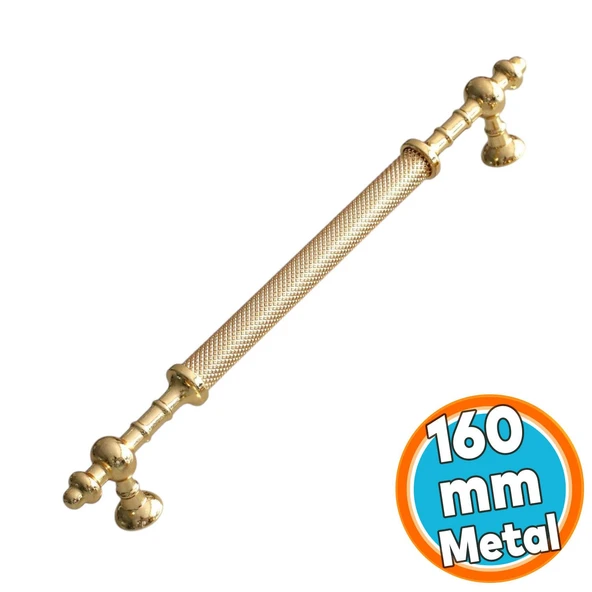 Metal Kulp 160 mm-16 cm Mobilya Mutfak Çekmece Dolabı Dolap Kapak Kulpları Kulbu Altın Gold ürün görseli