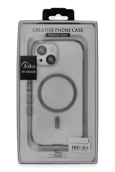 iPhone 15 Hilton Magsafe Kapak - Siyah - Resim 4