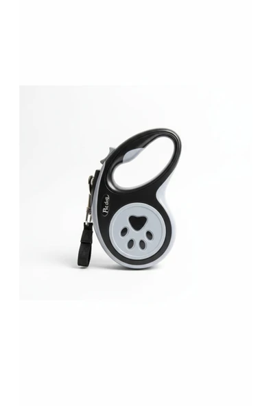 Mucit Home Evcil Hayvan Otomatik Geri Çekilebilir Pati Desenli Gezdirme Tasması 5 Mt - Resim 5