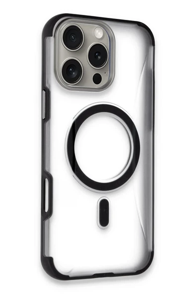 iPhone 16 Pro Max Hilton Magsafe Kapak - Siyah ürün görseli 1