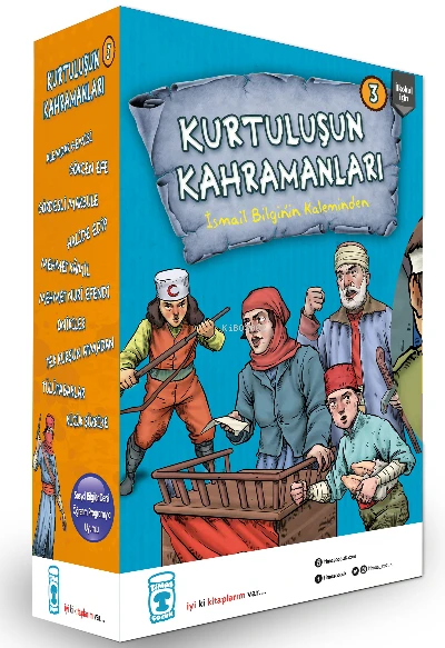 Kurtuluşun Kahramanları 3 Seti (10 Kitap Takım) ürün görseli