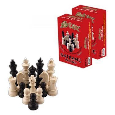 Star Ahşap Satranç Taşı Takımı No:4 ürün görseli
