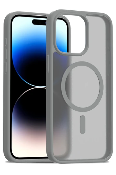 iPhone 14 Pro Max Jota Magsafe Kapak - Titan Gri ürün görseli 1