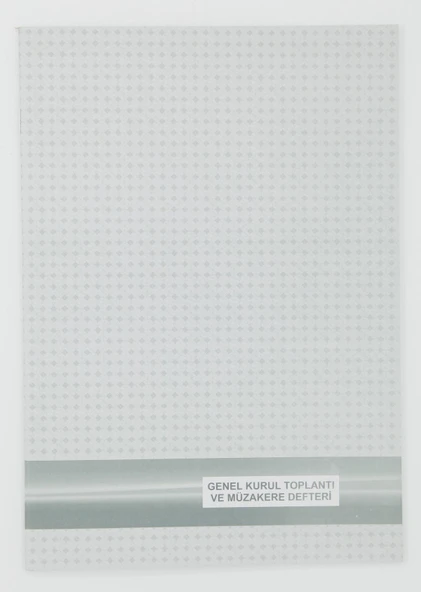 Dilman Genel Kurul ve Müzakere Defteri Numaralı 40 Yp. ürün görseli