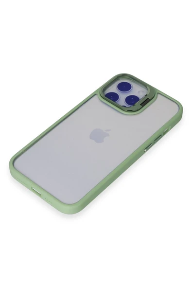 iPhone 14 Pro Kılıf Roblox Lens Standlı Kapak - Yeşil - Resim 5