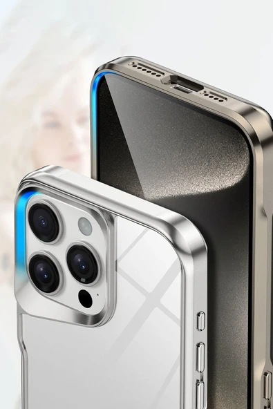 iPhone 14 Pro Craft Kapak - Titan Gri - Resim 2