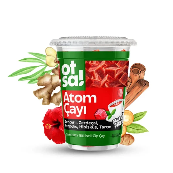 Otsa Doğal ve Enerji Verici Atom Çayı 170 g - Resim 3