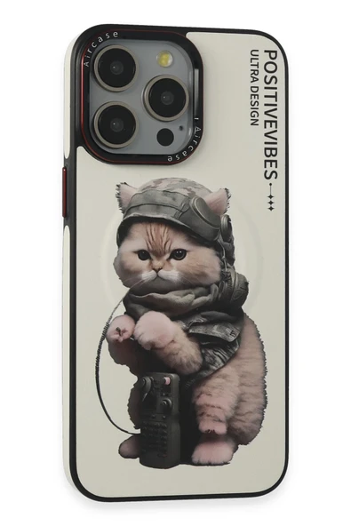 iPhone 14 Pro Fun Magsafe Kapak - Beyaz ürün görseli 1