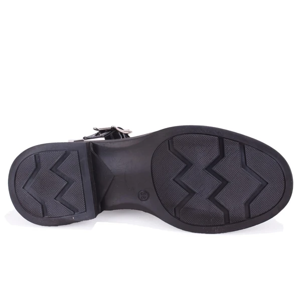 Dagoster DZA07-1004V01 Siyah Rugan Günlük Loafer  Kadın Ayakkabı - Resim 4