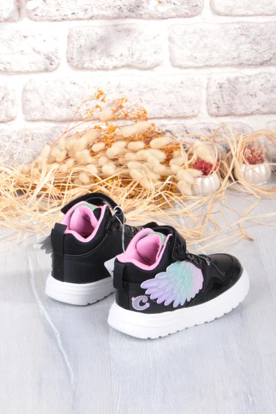 Fort Cool Helen Rahat Hafif Kanat Figürlü Bilekli Sneaker Kız Çocuk Ayakkabı - Resim 12