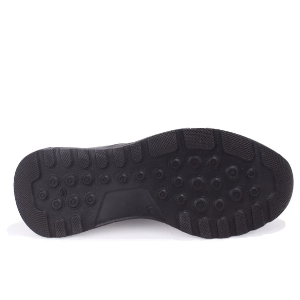 Dagoster DMA08-1992 Siyah Ortopedik Günlük Erkek Deri Ayakkabı - Resim 4