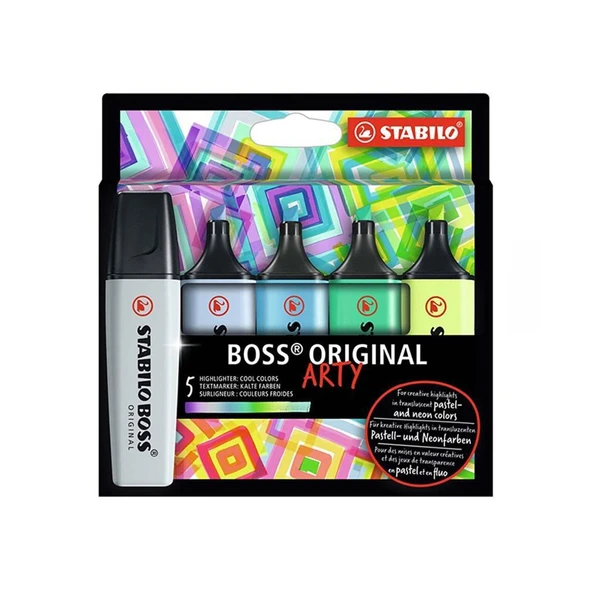 Stabilo Boss Soğuk Renkler 5'li Fosforlu Kalem Seti 70/5-02-2-20 ürün görseli