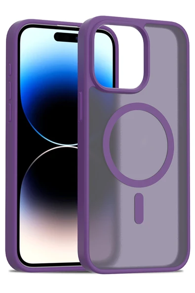 iPhone 15 Pro Max Jota Magsafe Kapak - Derin Mor ürün görseli 1