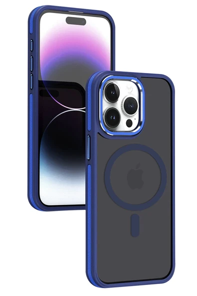 iPhone 15 Pro Winner Magsafe Kapak - Lacivert ürün görseli 1