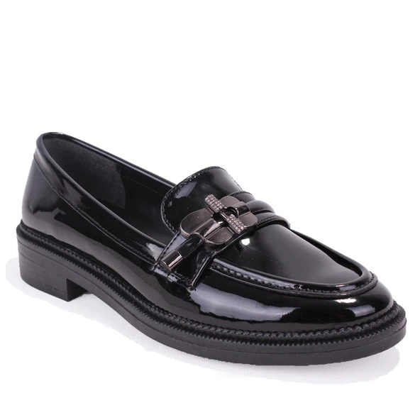 Dagoster DZA07-863705 Siyah Rugan Günlük Loafer  Kadın Ayakkabı ürün görseli