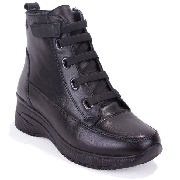 Dagoster DZA07-13091527 Siyah Günlük Düz Taban Deri Kadın Bot ürün görseli