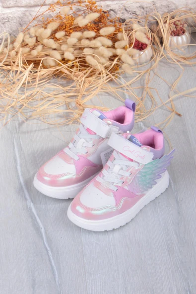Fort Cool Helen Rahat Hafif Kanat Figürlü Bilekli Sneaker Kız Çocuk Ayakkabı - Resim 7