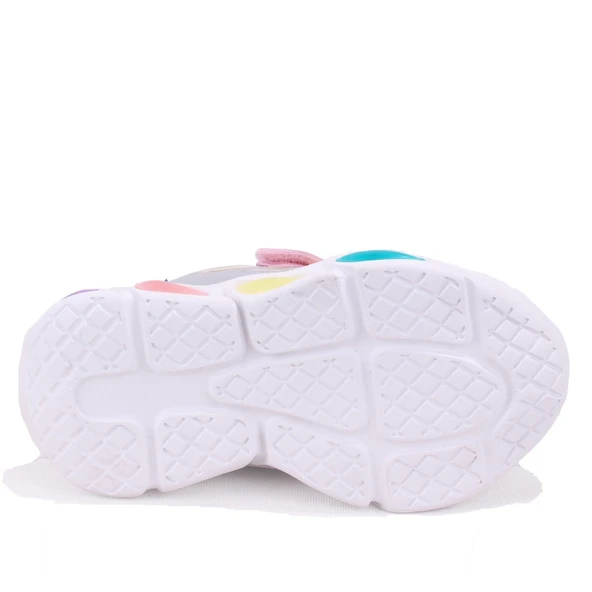 Vicco Lamb 346P25K227 Gümüş Ortopedik  Günlük Kız Çocuk Spor Ayakkabı - Resim 4