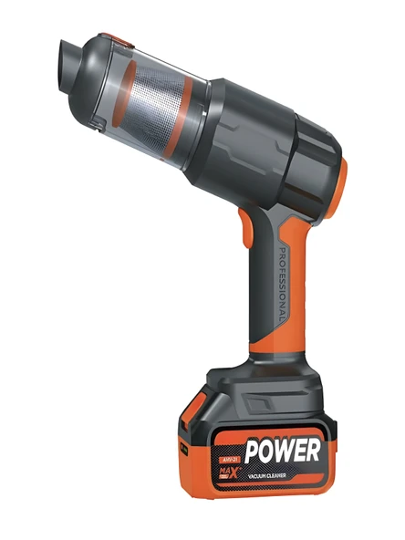 20000Pa Güçlü Emişli Çift Bataryalı Dijital Göstergeli Kablosuz Vakumlu Üflemeli Araç Süpürgesi - Resim 3