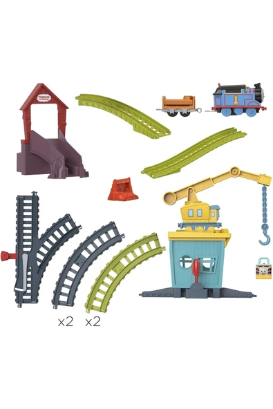 Thomas & Friends Fisher-Price Thomas ve Arkadaşları™ Carly ve Sandy Oyun Seti, motorlu tren HDY58 - 5