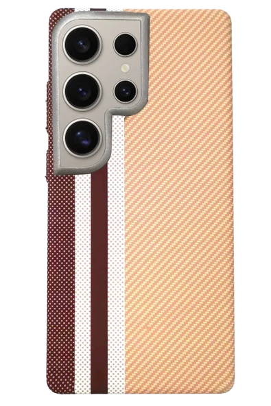 Samsung Galaxy S24 Ultra Besa Magsafe Kapak - Krem - Resim 3