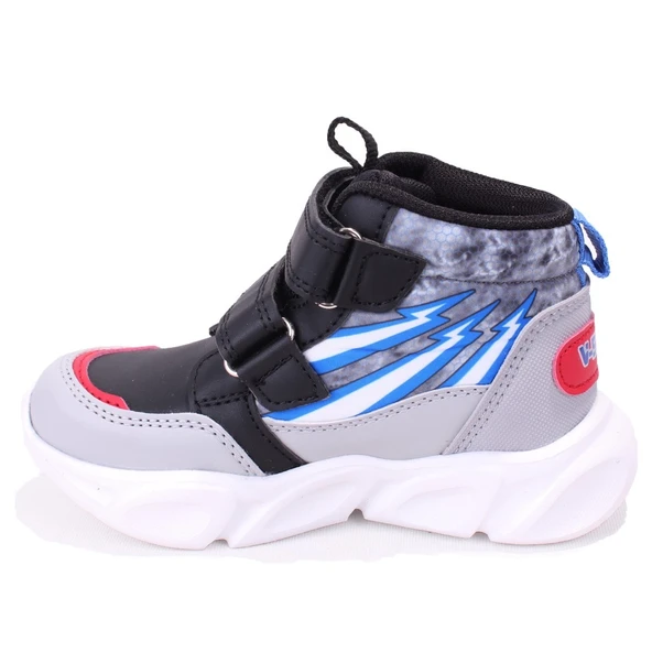 Vicco David 946P25K420 Siyah Ortopedik Günlük Işıklı Erkek Çocuk Spor Bot - Resim 3