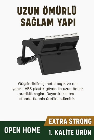 1 Adet Metal Dişli Bant Kesme Aparatı • 50 mm Uyumlu • Dayanıklı ve Pratik Kullanım - 2