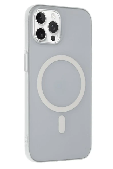 iPhone 12 Pro Tuna PC Slim Magsafe Kapak - Şeffaf - Resim 2