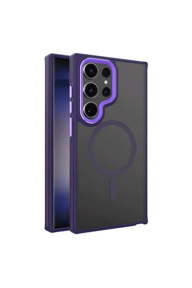 Samsung Galaxy S23 Ultra Winner Magsafe Kapak - Derin Mor ürün görseli 1