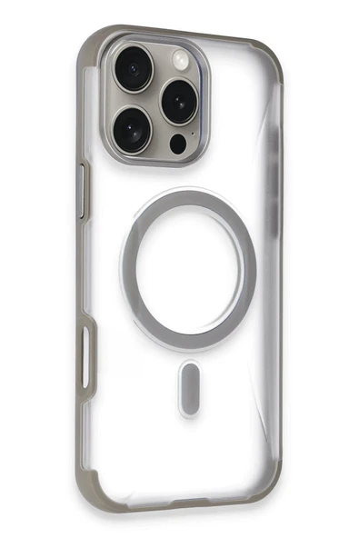 iPhone 14 Pro Max Hilton Magsafe Kapak - Titan Gri ürün görseli 1